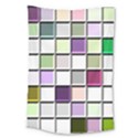 Color Tiles Abstract Mosaic Background Large Tapestry View1