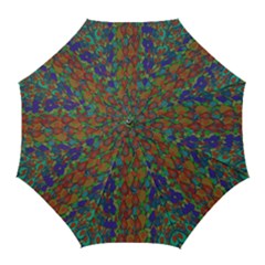 Sea Of Mermaids Golf Umbrellas by pepitasart