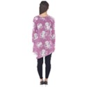 Purple Cute Octopus Stylish Design Long Sleeve Tunic Top View2