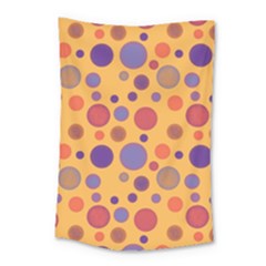 Polka Dots Small Tapestry by Valentinaart