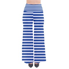 Horizontal Stripes Dark Blue Pants by Mariart