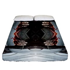 Call Of Duty  Bullet Shock 3d Effect Fitted Sheet (queen Size) by 3Dbjvprojats