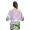 Wonderful Unicorn With Foal On A Mushroom Flutter Tees View2