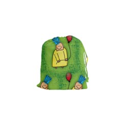 Party Kid A Completely Seamless Tile Able Design Drawstring Pouches (xs)  by Nexatart