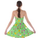 Easter - chick and tulips Strapless Bra Top Dress View2