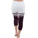 Bubbles In Red Wine Capri Winter Leggings  View4