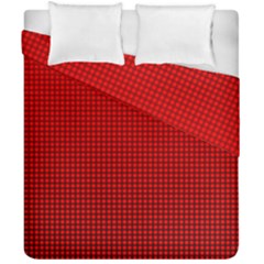 Redc Duvet Cover Double Side (california King Size) by PhotoNOLA
