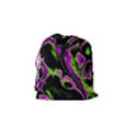 Glowing Fractal B Drawstring Pouches (Small)  View2
