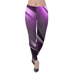 Fractal Mathematics Abstract Velvet Leggings by Nexatart