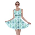 Seamless Floral Background  Skater Dress View1