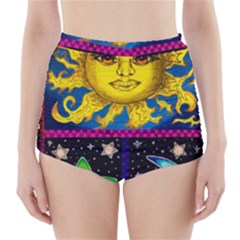 Celestial Skies High-waisted Bikini Bottoms by dawnsiegler