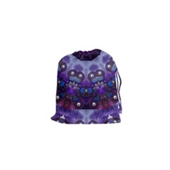 Pearls On Lavender Drawstring Pouch (xs) by KirstenStar