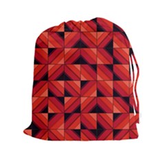 Fake Wood Pattern Drawstring Pouches (xxl) by linceazul