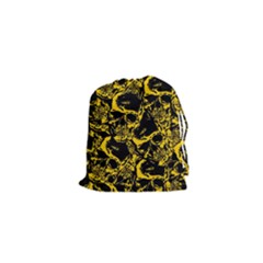 Skull Pattern Drawstring Pouches (xs)  by ValentinaDesign