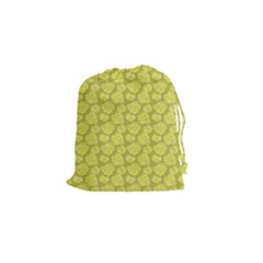 Floral Pattern Drawstring Pouches (small)  by ValentinaDesign