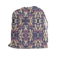 Multicolored Modern Geometric Pattern Drawstring Pouches (xxl) by dflcprints