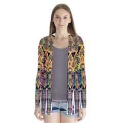 Prismatic Floral Pattern Elephant Cardigans by Nexatart