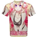 Blonde Hair Bikini Furry Girl Men s Cotton Tee View1