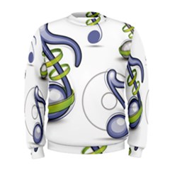 Notes Musical Elements Men s Sweatshirt by Mariart