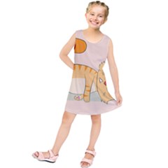 Even Cat Hates Monday Kids  Tunic Dress by Catifornia