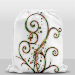 Scroll Magic Fantasy Design Drawstring Bag (small) by Nexatart