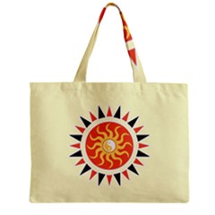 Yin Yang Sunshine Zipper Mini Tote Bag by linceazul