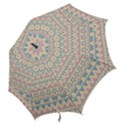 blue and pink tribal pattern Hook Handle Umbrellas (Large) View2