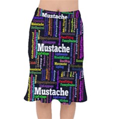 Mustache Mermaid Skirt by Mariart