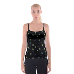 Cactus Pattern Spaghetti Strap Top by ValentinaDesign