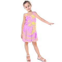 Abstract Art Kids  Sleeveless Dress by ValentinaDesign