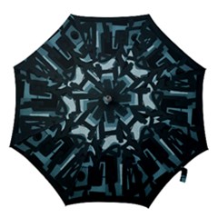 Abstract Art Hook Handle Umbrellas (large) by ValentinaDesign