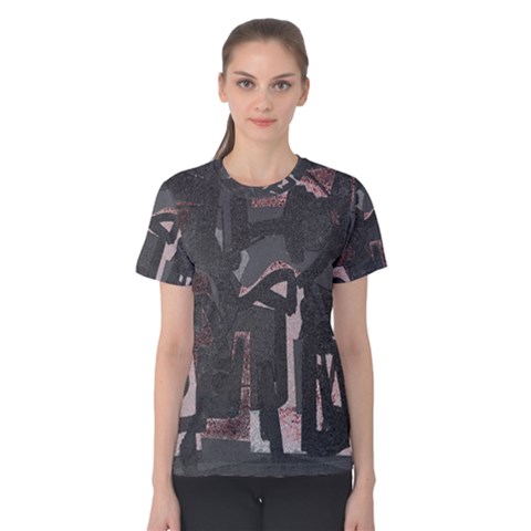 Abstract Art Women s Cotton Tee by ValentinaDesign