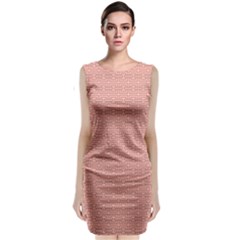 Pattern Classic Sleeveless Midi Dress by ValentinaDesign
