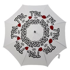 Kiss And Tell Hook Handle Umbrellas (medium) by Valentinaart