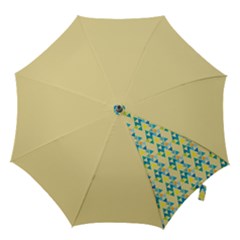 Colorful Triangle Pattern Hook Handle Umbrellas (medium) by berwies