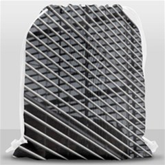 Abstract Architecture Pattern Drawstring Bag (large) by Nexatart