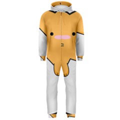 Yellow Cat Egg Hooded Jumpsuit (men)  by Catifornia