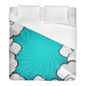 Blue Comic Vintage Duvet Cover (Full/ Double Size) View1