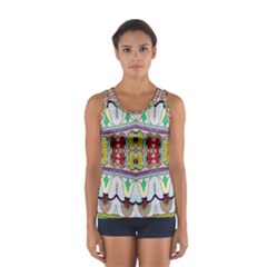 Kaleidoscope Background  Wallpaper Sport Tank Top  by BangZart
