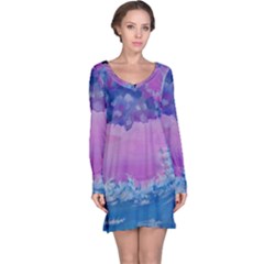 Rising To Touch You Long Sleeve Nightdress by Dimkad