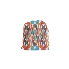 Colorful Geometric Abstract Drawstring Pouches (xs)  by linceazul