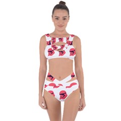 Stormtroper Pattern  Bandaged Up Bikini Set  by paulaoliveiradesign