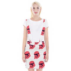 Stormtroper Pattern  Braces Suspender Skirt by paulaoliveiradesign