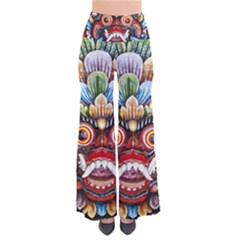 Wood Sculpture Bali Logo Pants by BangZart