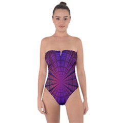 Matrix Tie Back One Piece Swimsuit by BangZart