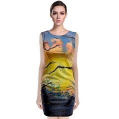 Soul Offering Classic Sleeveless Midi Dress by Dimkad