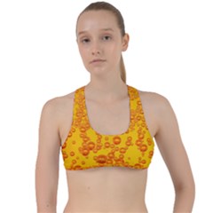 Beer Alcohol Drink Drinks Criss Cross Racerback Sports Bra by BangZart