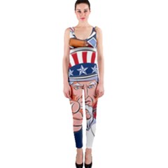 Independence Day United States Of America Onepiece Catsuit by BangZart