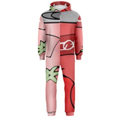 Beverage Can Drink Juice Tomato Hooded Jumpsuit (men)  by Nexatart
