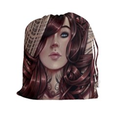 Beautiful Women Fantasy Art Drawstring Pouches (xxl) by BangZart